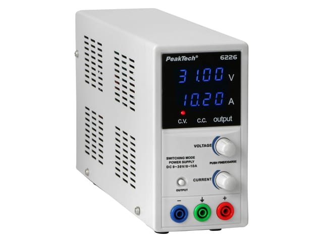 PEAKTECH 6226 - Labornetzgerät, 0 - 30 V, 0 - 10 A, stabilisiert