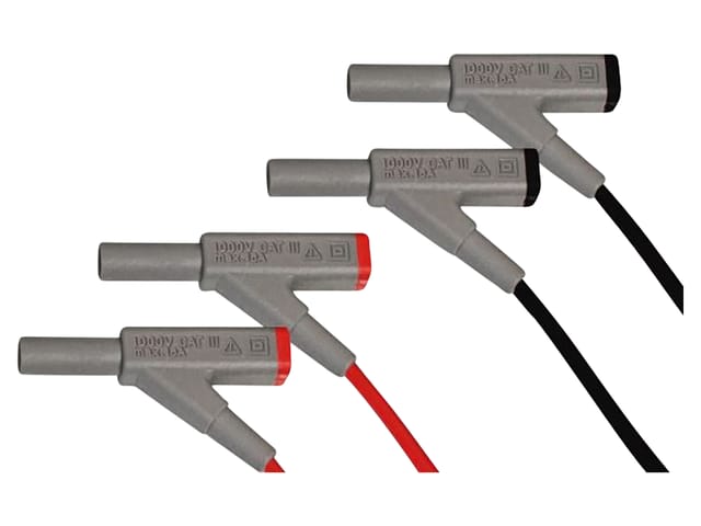 PEAKTECH 7025 - Verbindungsleitungen, 4 mm, Set