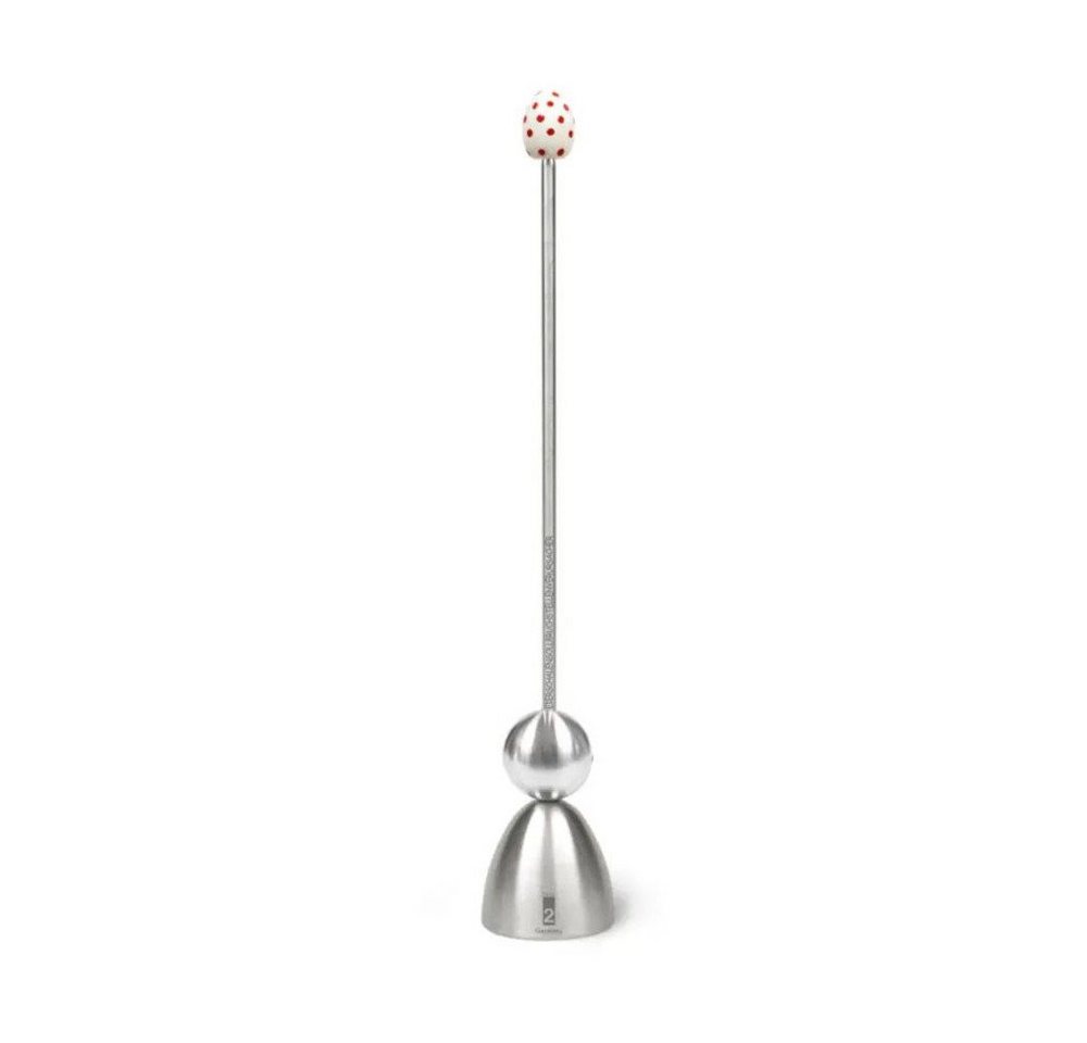 Take 2 Eierköpfer Eierköpfer Clack 25 cm Keramik Edition 2 Punkte, (1-tlg), Eierköpfer Clack, Ø4cm, Edelstahl, mehrfarbig