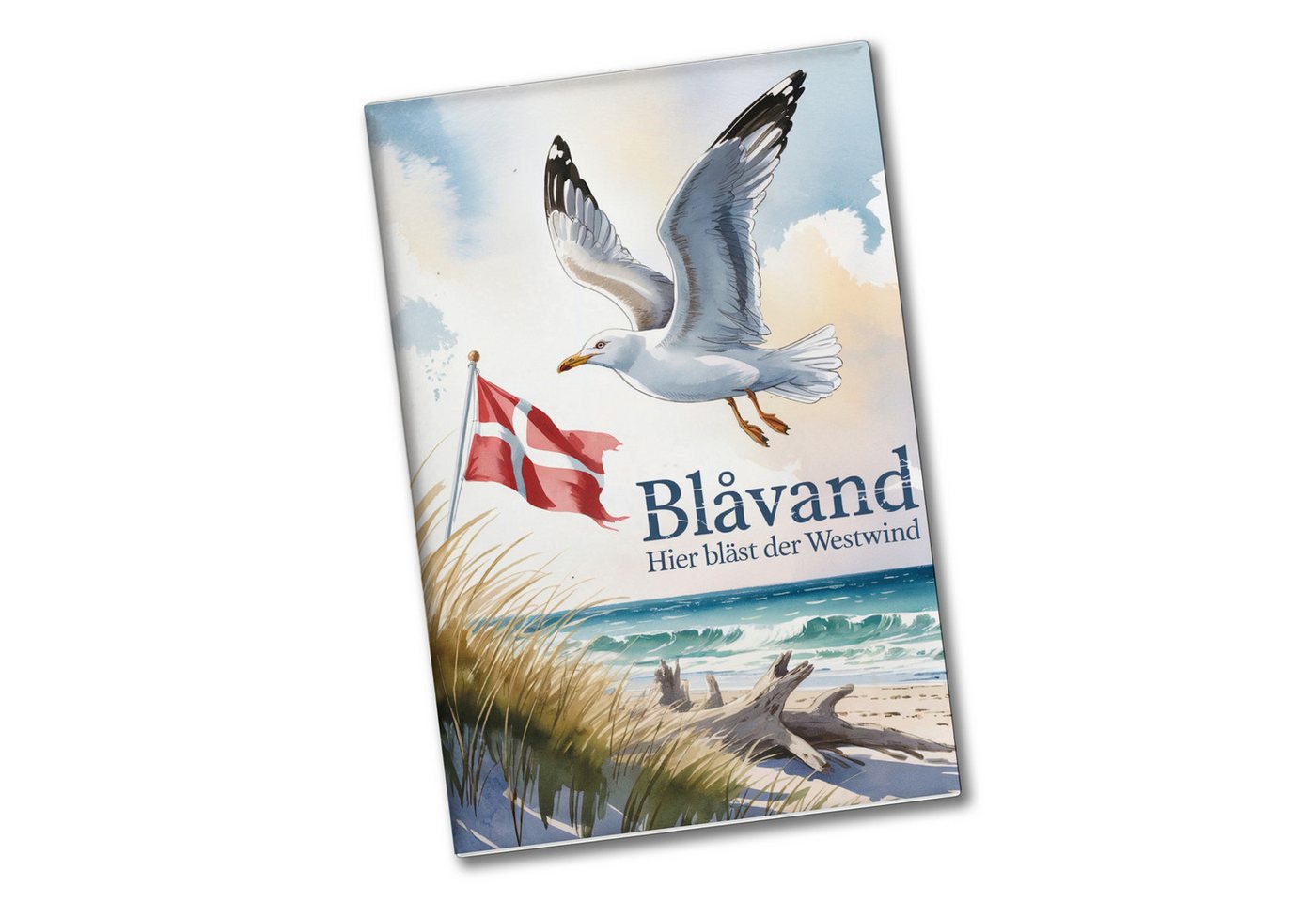 speecheese Magnet Blåvand Souvenir Souvenir Magnet – Hier bläst der Westwind