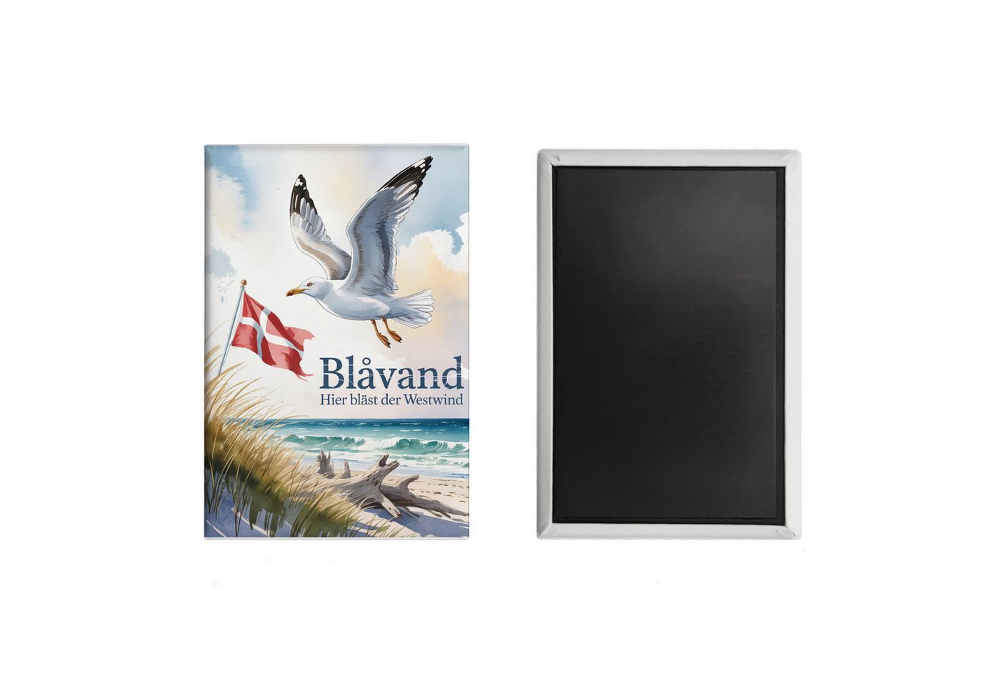 speecheese Magnet Blåvand Souvenir Souvenir Magnet – Hier bläst der Westwind Bild 2