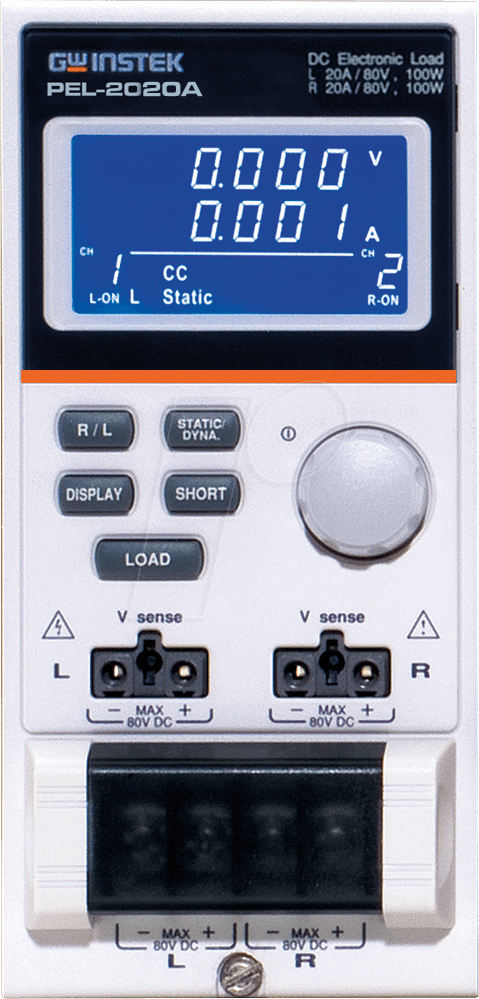 PEL-2020A - Elektronische Last, PEL-Modul, 100 W, 2 Kanäle