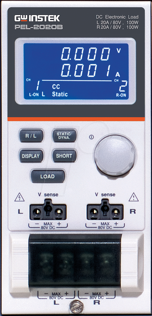 PEL-2020B - Elektronische Last, PEL-Modul, 2x 100 W / 20 A