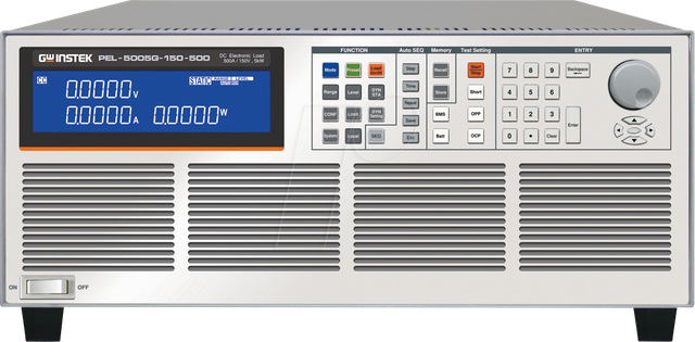 PEL-5005G-15-500 - Elektronische Last 5000 W, 500 A, 150 V, GPIB, RS232, USB, LAN