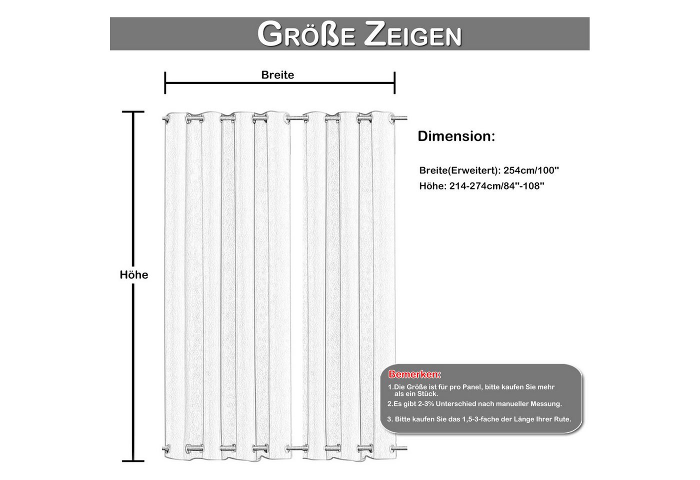 Rosnek Outdoorvorhang 100% Blickdicht & Wasserdicht - Verdunklungsvorhang mit Ösen, Sonnenschutz Sichtschutz für Balkon Terrasse, Leinenoptik Taupe/Grau Bild 4