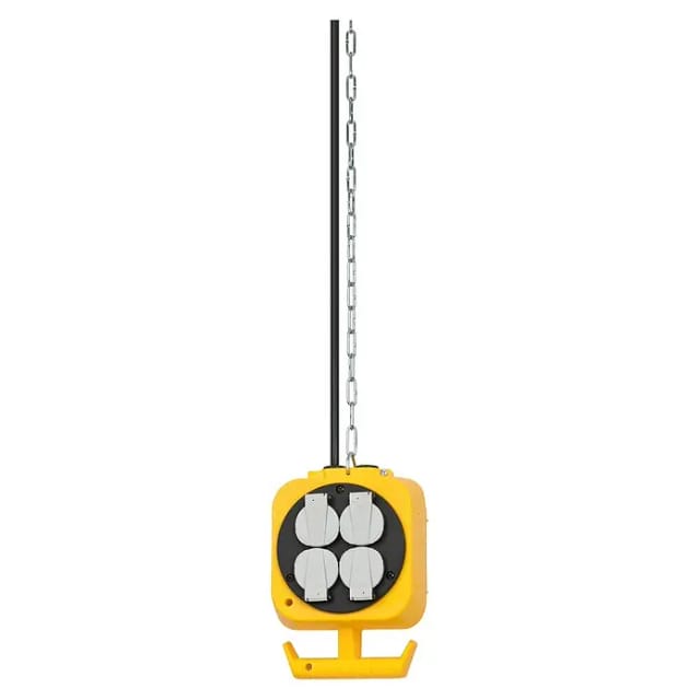 PENDEL SK - Pendel Stromverteiler mit 2 x 4 Schutzkontakt-Steckdosen