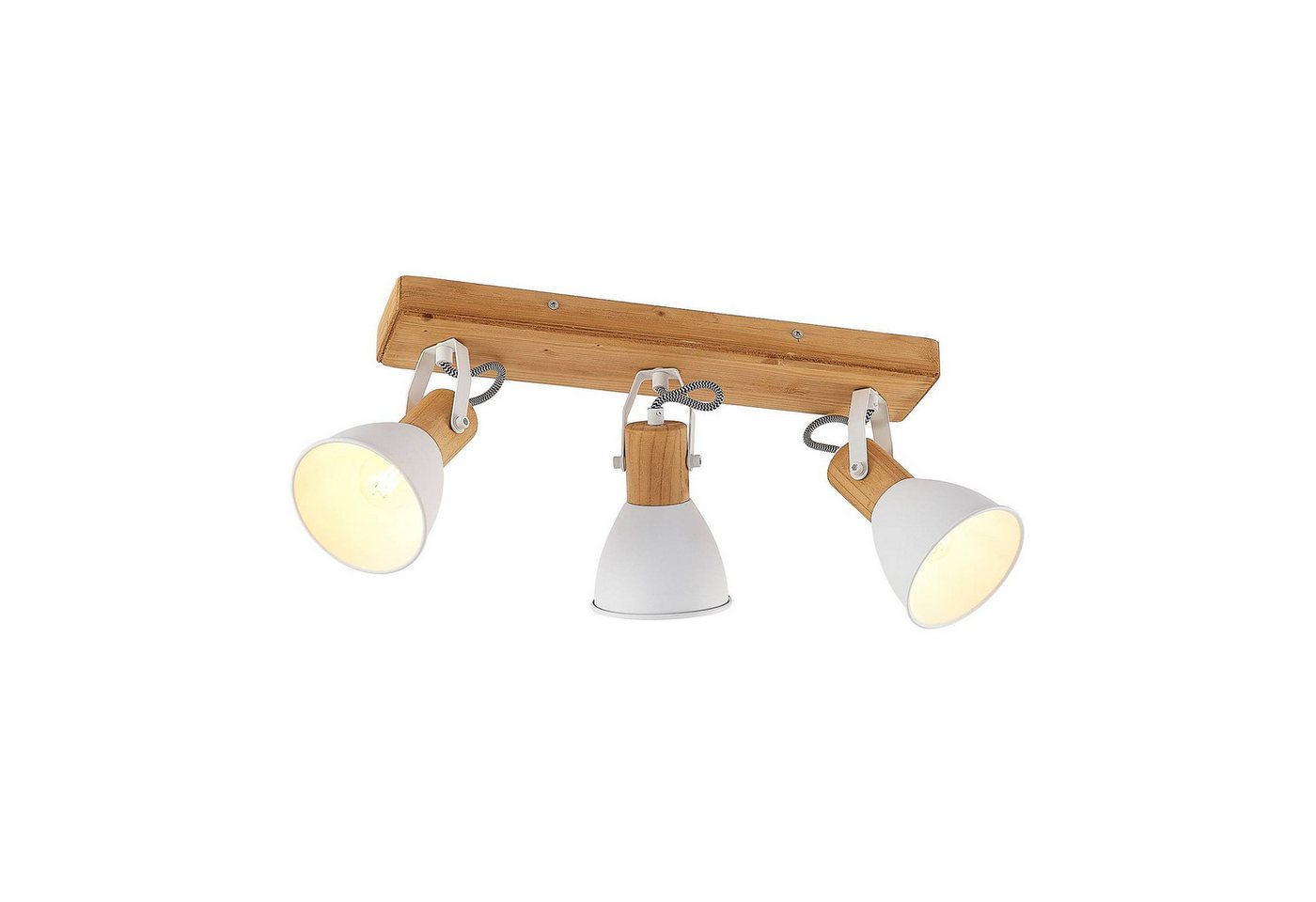 Lindby Deckenstrahler Merela, Holz IP20, 3 x 20 W Bild 4