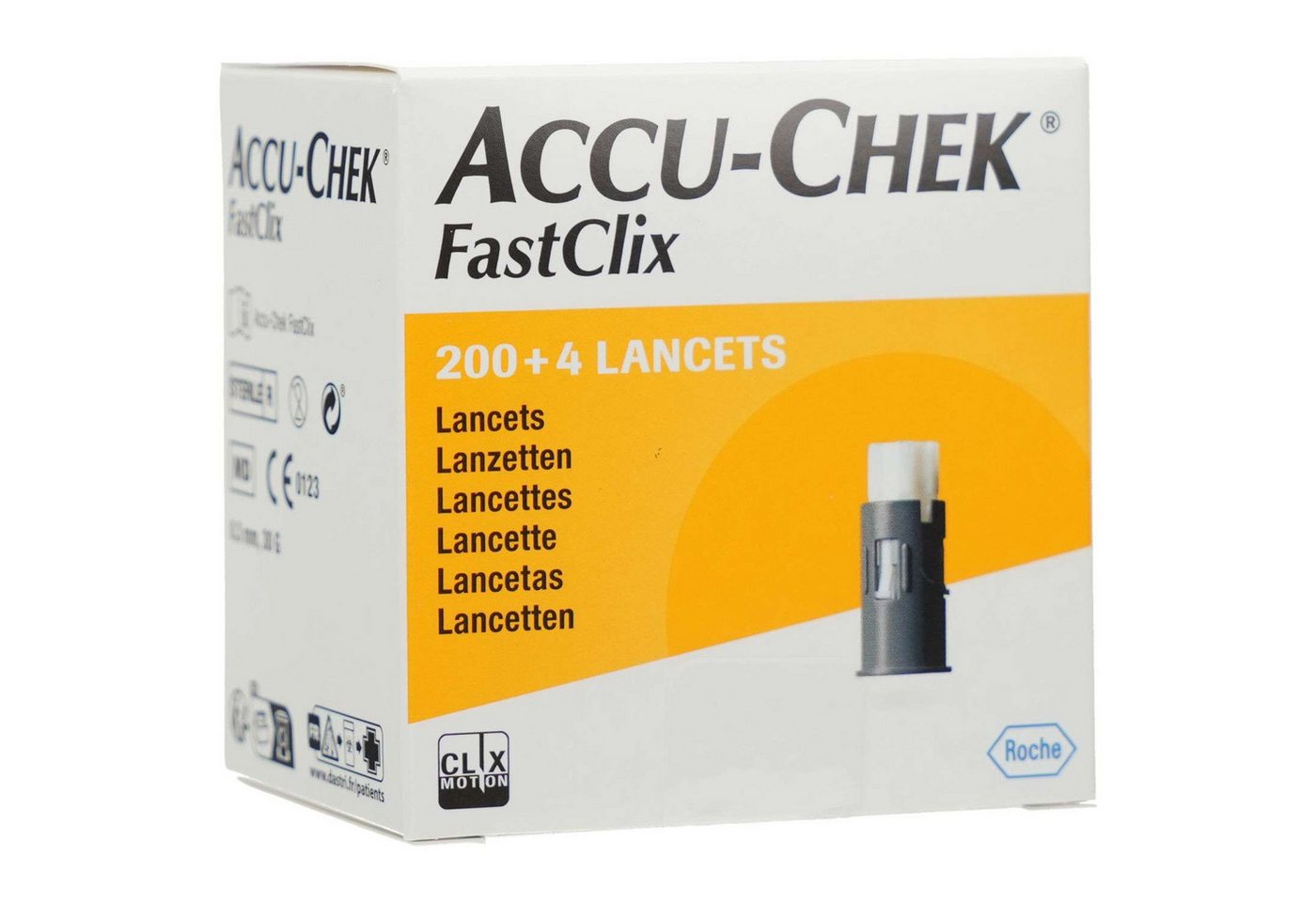 Roche Blutzucker-Teststreifen ACCU-CHEK FastClix Lanzetten 200 St