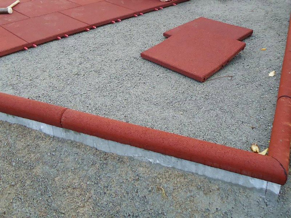 RO-FLEX Rasenkante Gummiüberzug Bordsteinkappe für 80 mm Randsteine Bild 4