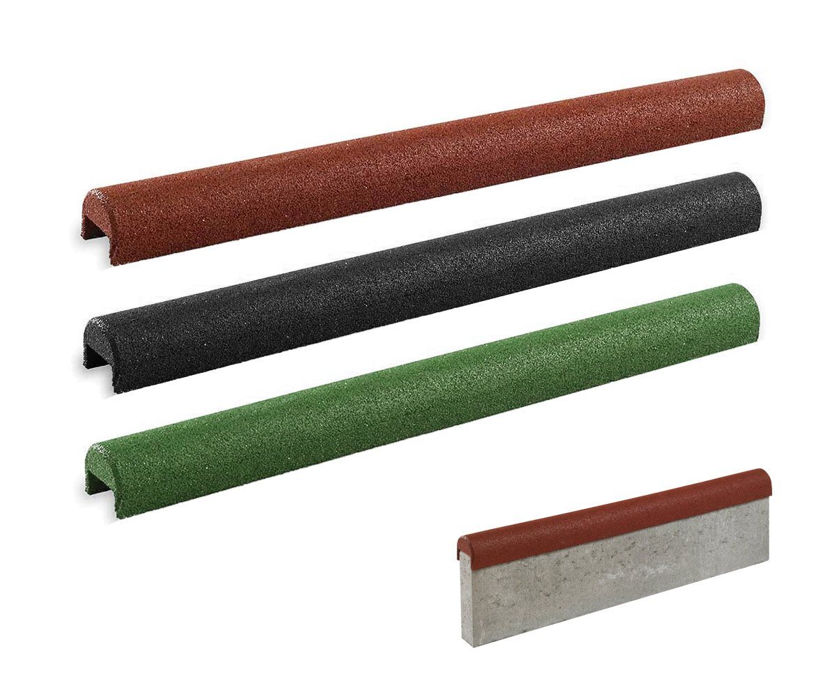 RO-FLEX Rasenkante Gummiüberzug Bordsteinkappe für 80 mm Randsteine Bild 5