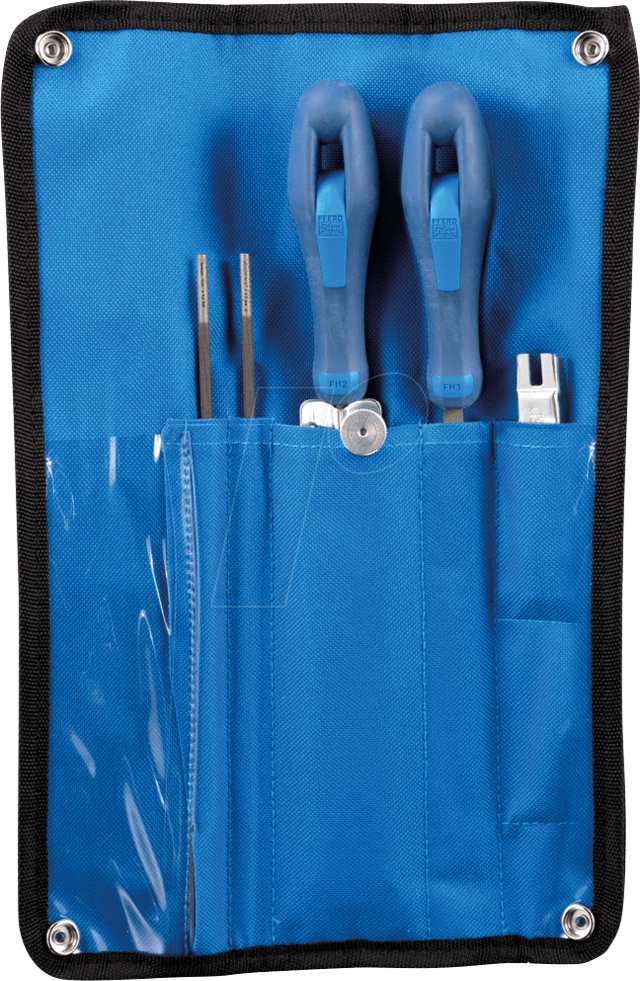 PFERD 11099140 - Kettensägenschärf-Set 4,0 mm 5/32'' in Rolltasche
