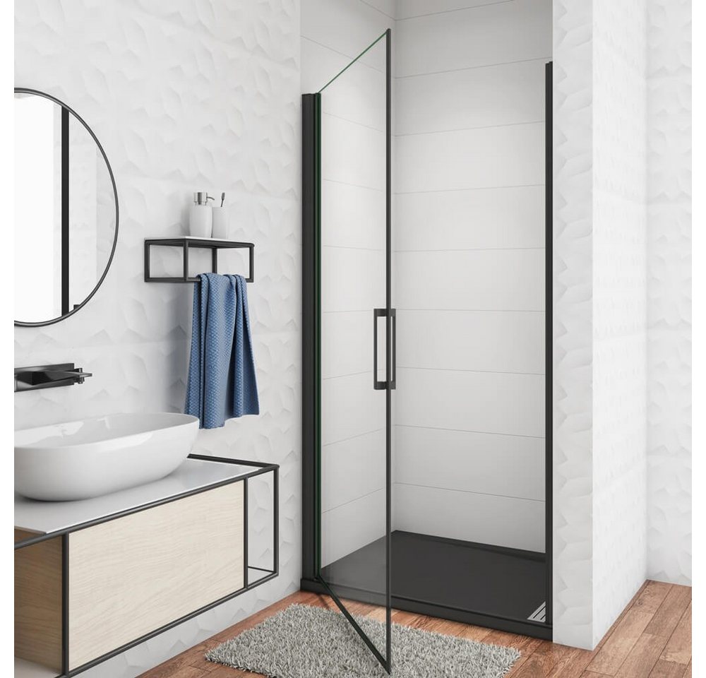 duschspa Dusch-Drehtür Drehtür Duschtür Nischentür Duschkabine Dusche ESG 8mm Nano Glas, Einscheibensicherheitsglas, Sicherheitsglas, (Set) Klarglas Bild 4