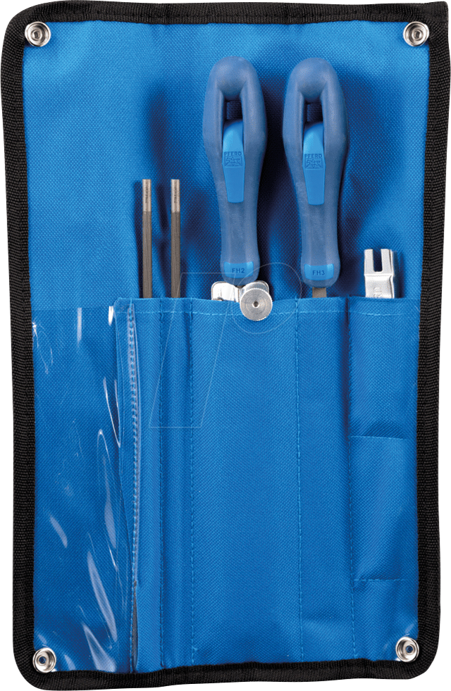 PFERD 11099148 - Kettensägenschärf-Set 4,8 mm 3/16'' in Rolltasche