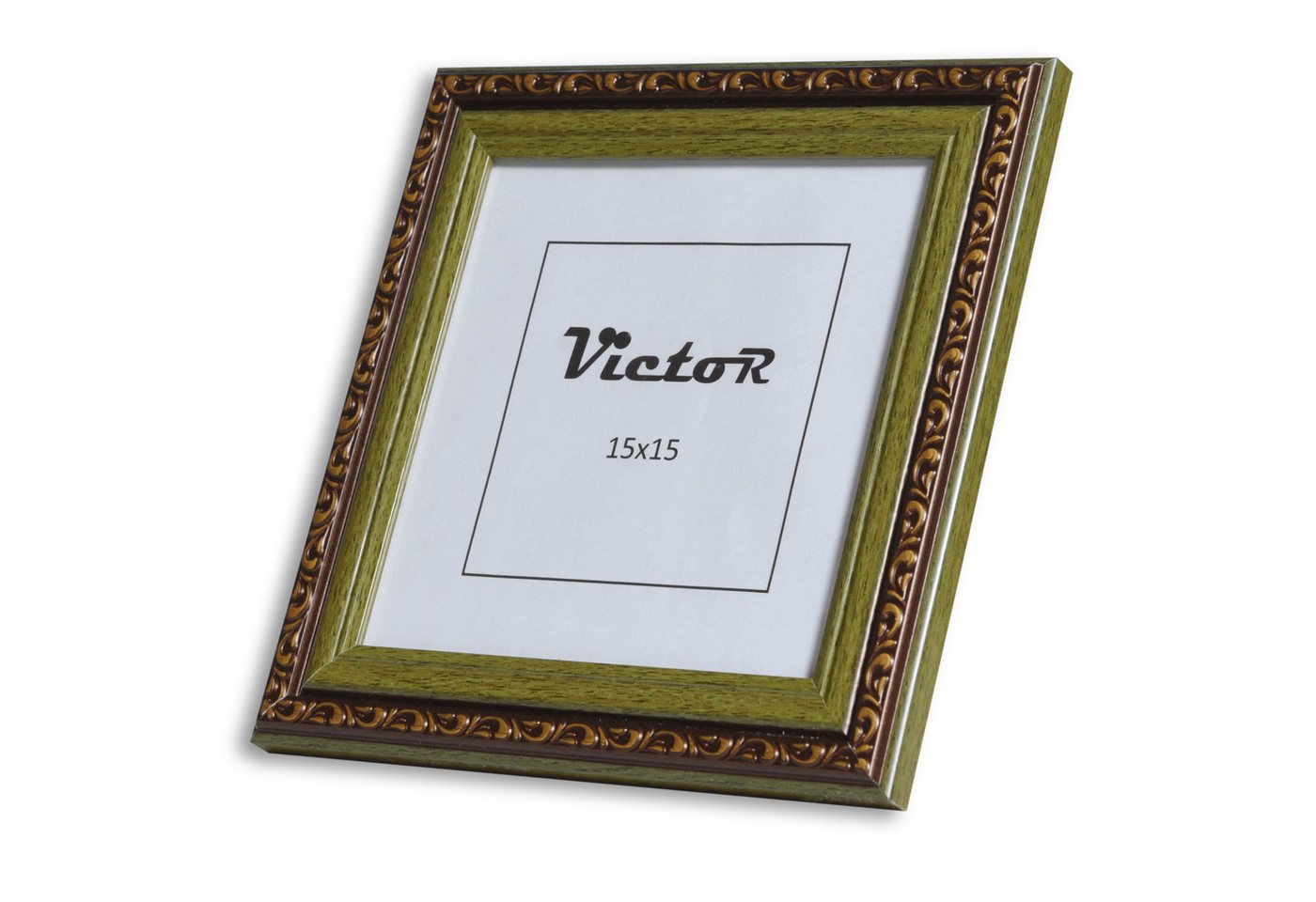 Victor (Zenith) Bilderrahmen Chagall, Antiker Bilderrahmen Grün Braun 15x15 cm, Bilderrahmen Barock Bild 3