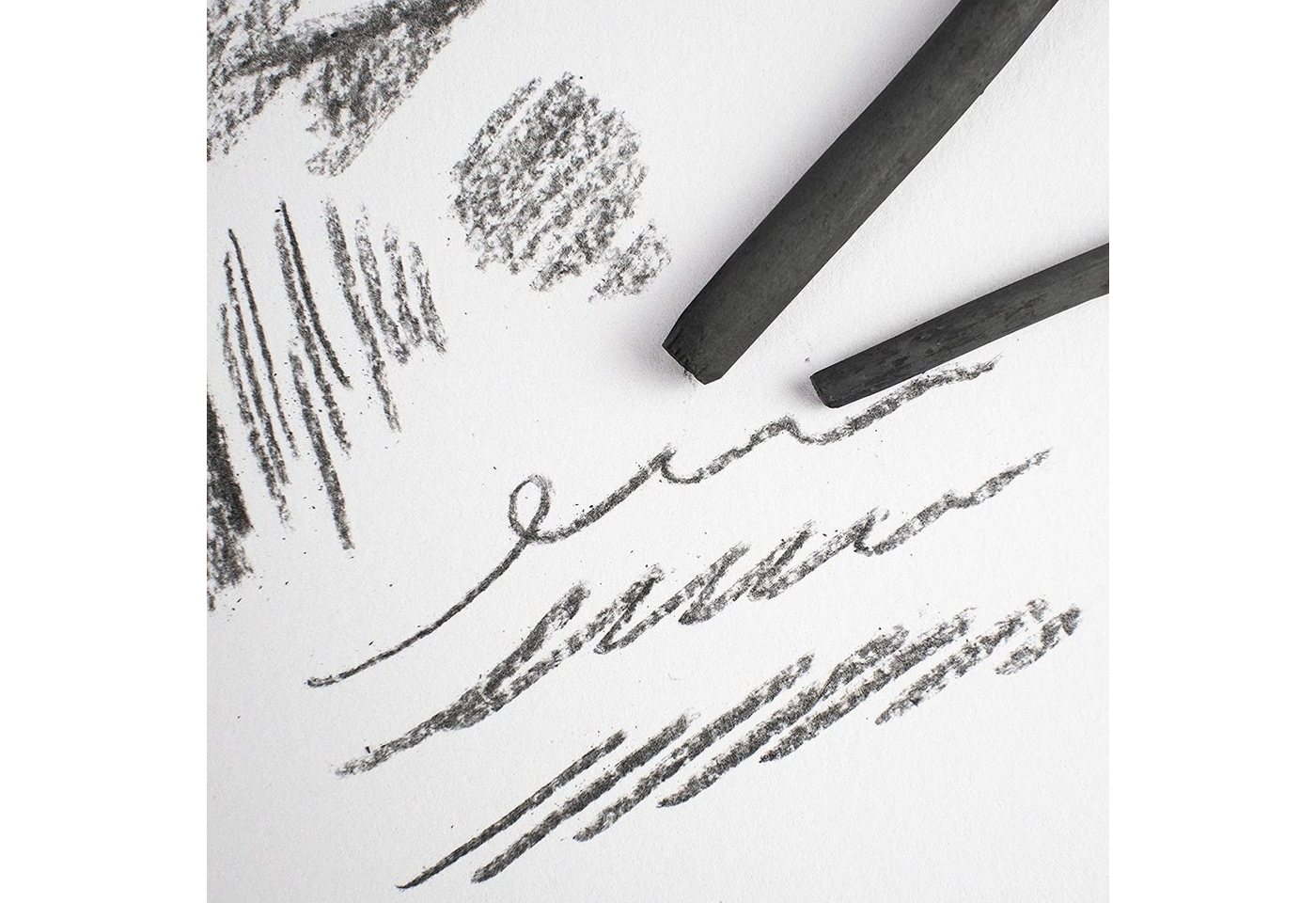 Mont Marte Kohlestift Künstler-Set mit 10 x Zeichenkohle in Folie & praktische Aluminiumcase, (Set, 10-tlg., MONT MARTE "SIGNATURE" - Kohlestifte), Mit Aluminiumcase Bild 3