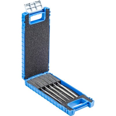 PFERD 15842051 - Diamant-Nadelfeilen-Set 5-tlg, 140mm, D91 (fein)
