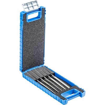PFERD 15842052 - Diamant-Nadelfeilen-Set 5-tlg, 140mm, D126 (mittel)