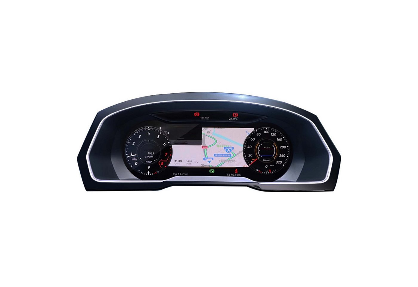 TAFFIO Tachometer Für VW Passat B8 CC Digital Tacho Vitual Cockpit CarPlay AndroidAuto Bild 3
