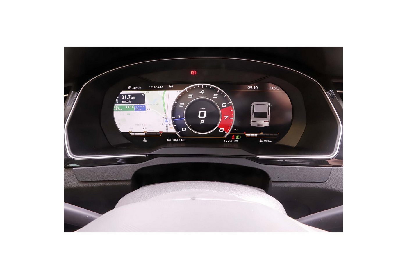 TAFFIO Tachometer Für VW Passat B8 CC Digital Tacho Vitual Cockpit CarPlay AndroidAuto Bild 4