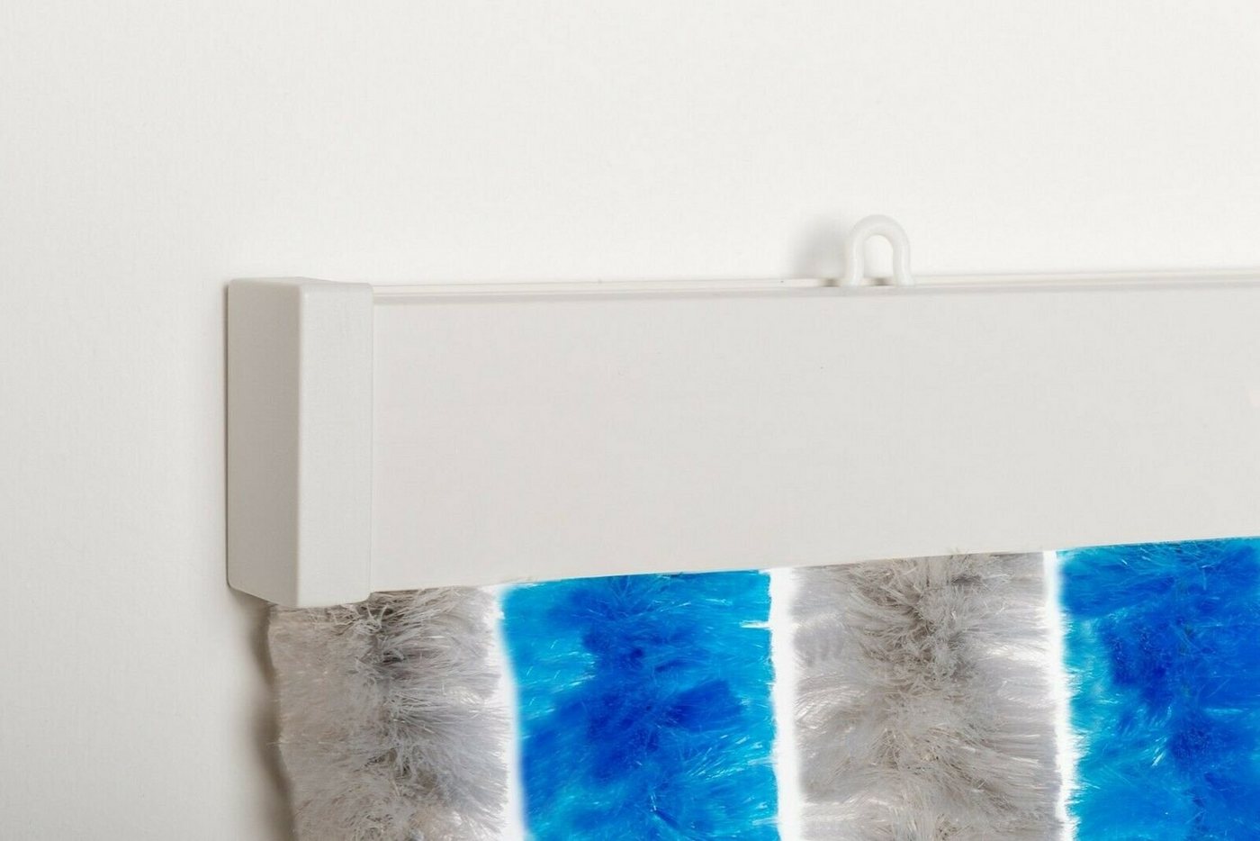 Defactoshop Insektenschutz-Vorhang Türvorhang Faden Flauschvorhang 100x200cm Fliegenschutz Grau/Blau, BxH 100x200 Bild 2