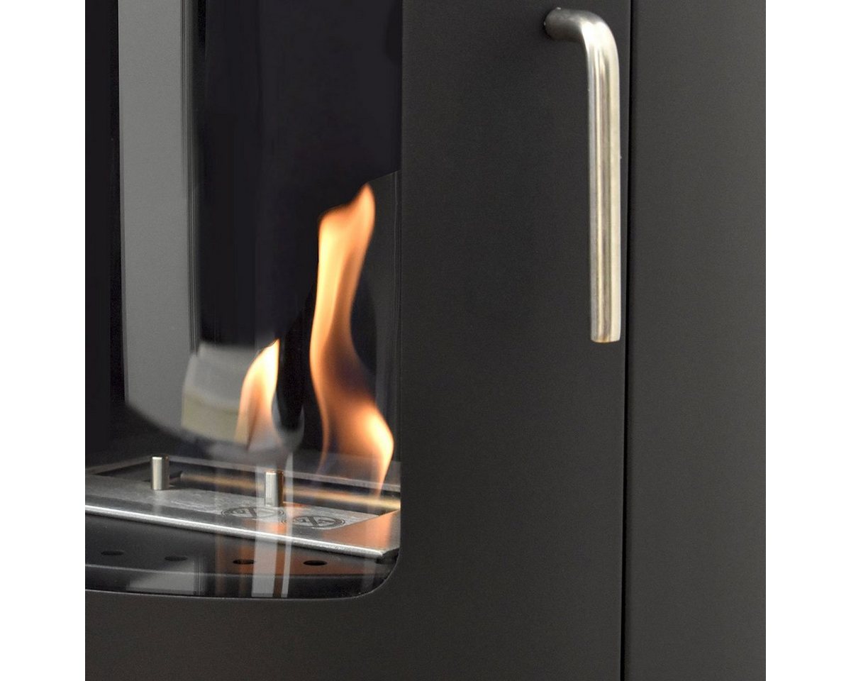 GLOW FIRE Echtfeuer-Dekokamin Ethanolkamin Stavanger Bioethanol Kamin, Sicherheitsbrenner,2 KW Heizleistung,4h Brenndauer Bild 5