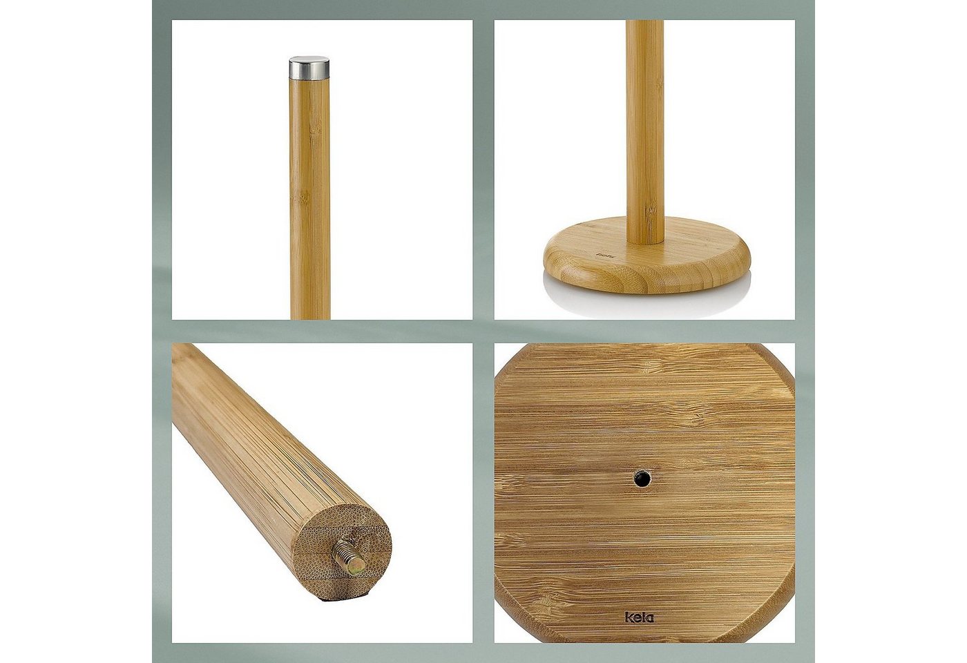 kela Küchenrollenhalter Katana, Bambusholz Bild 2