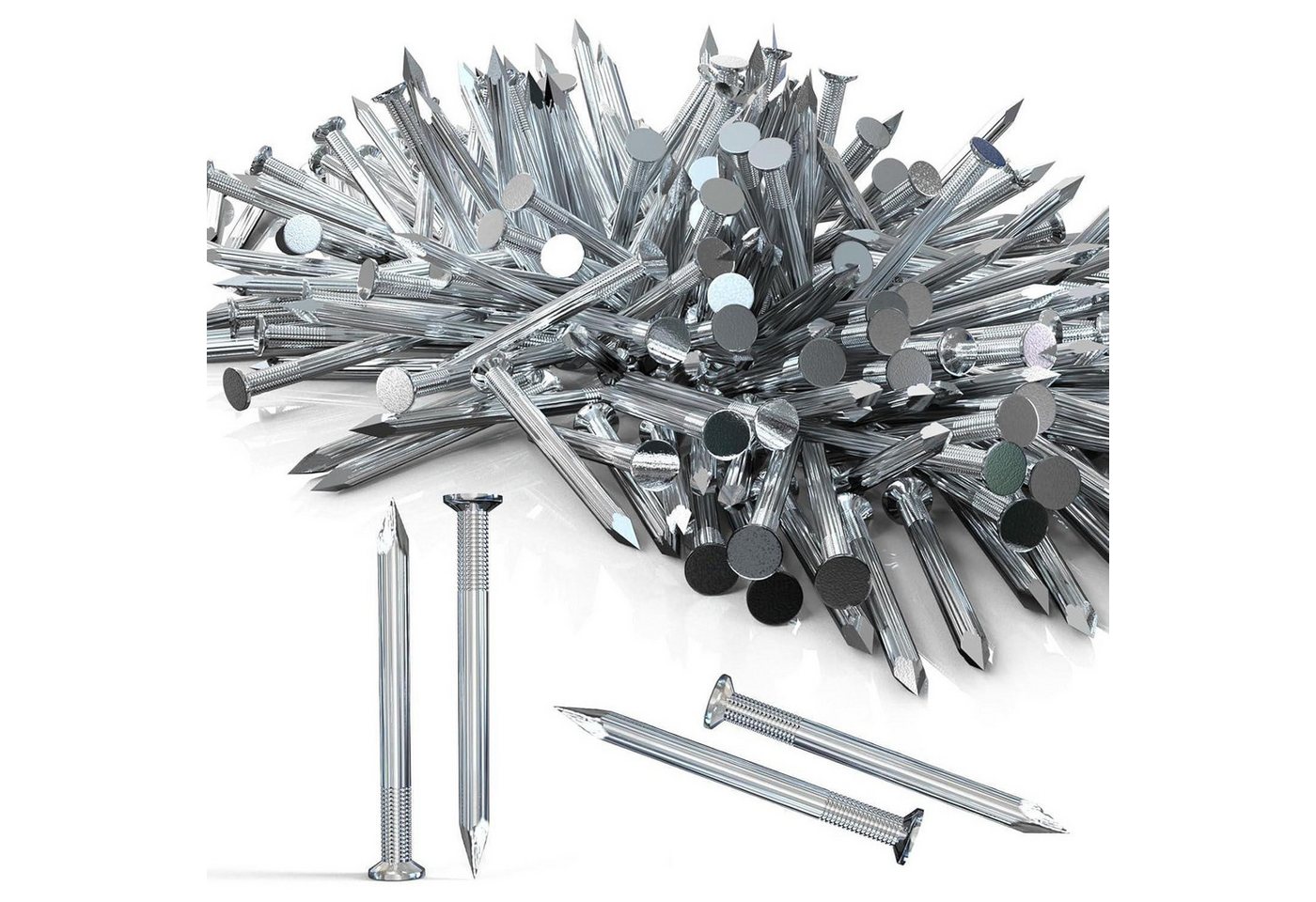 LuxusKollektion Stahlnagel Nägel Stahlnägel Betonnägel Bilderrahmen Holz Ziegelstein 40mm 60pcs Bild 4