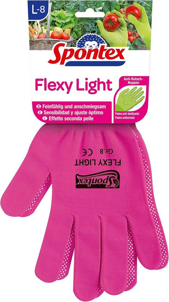 SPONTEX Gartenhandschuhe Spontex Gartenhandschuhe Flexy light Gr. L (1-St)