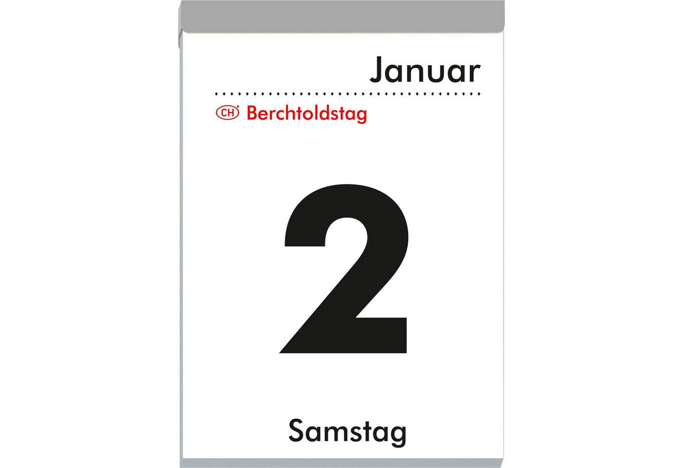 Wandkalender Tagesabreißkalender XXL 2027