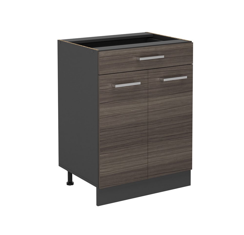 Vicco Unterschrank R-Line, Edelgrau/Anthrazit, 60 cm mit Schublade, ohne Arbeitsplatte (1-St) Bild 4