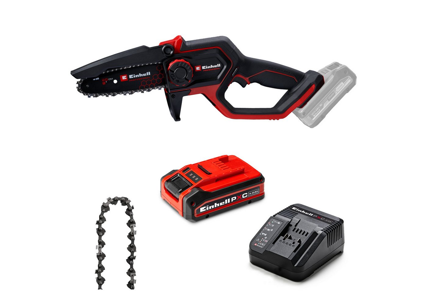 Einhell Akku-Kettensäge GP-PS 18/20 Li BL Kit Bild 2