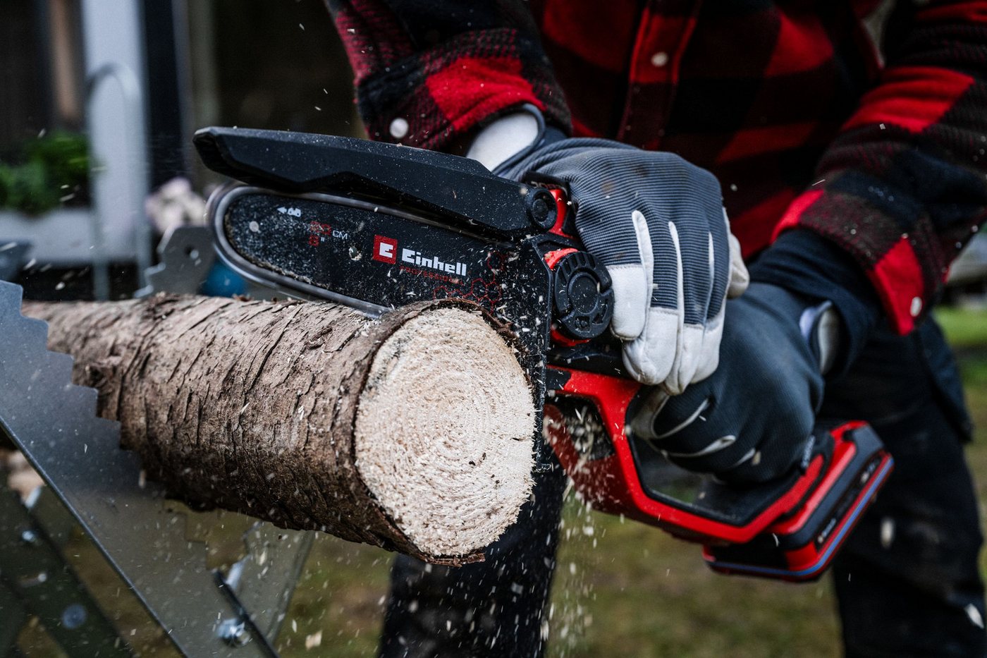 Einhell Akku-Kettensäge GP-PS 18/20 Li BL Kit Bild 3