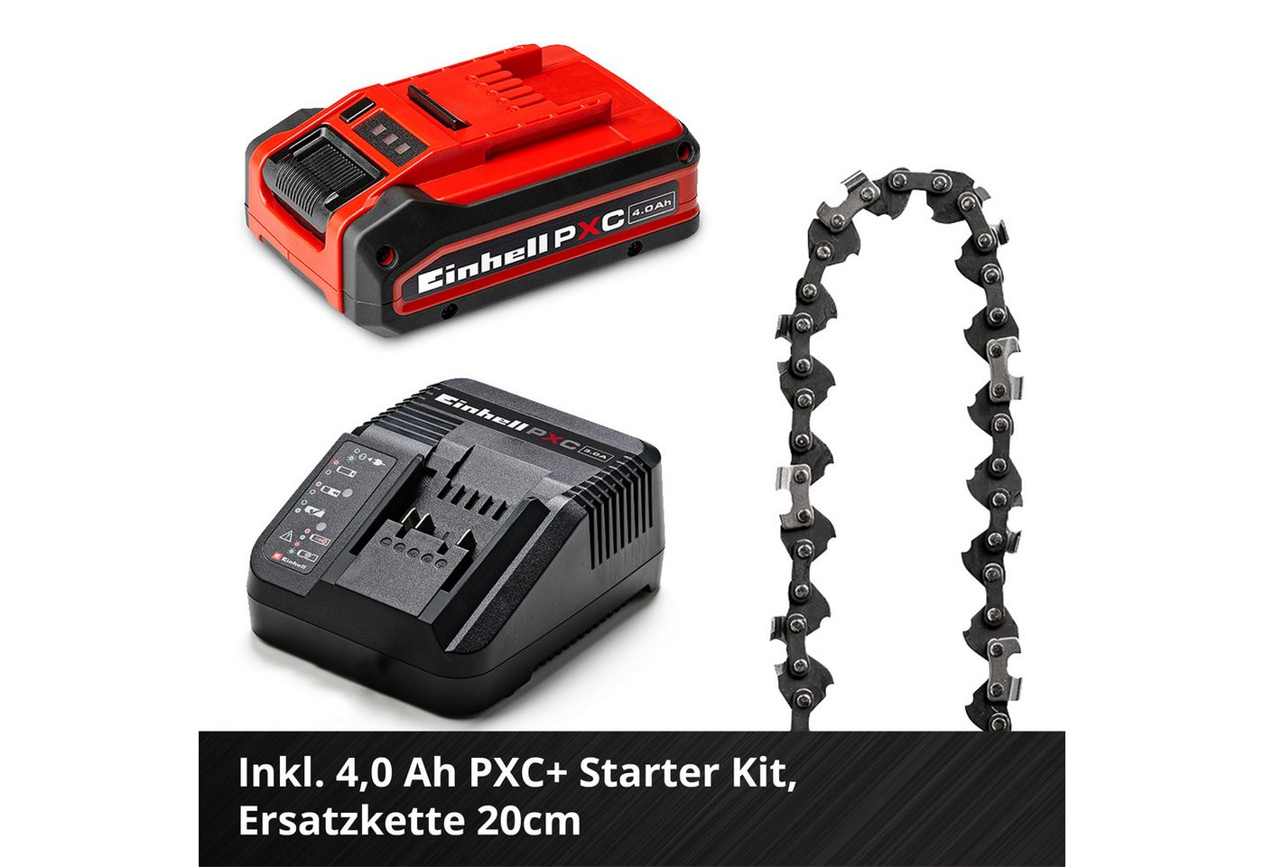 Einhell Akku-Kettensäge GP-PS 18/20 Li BL Kit Bild 5