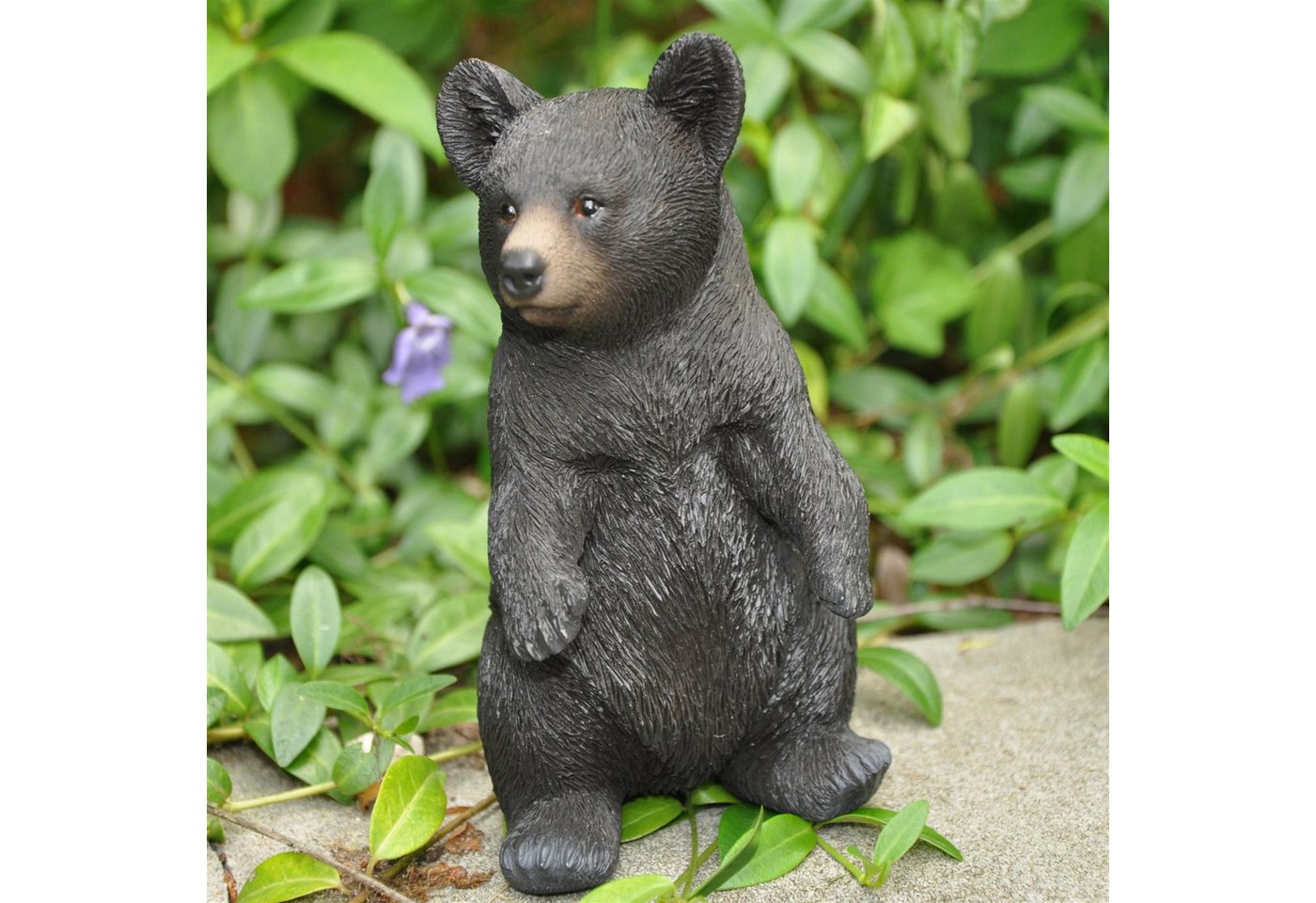 dazikemo Gartenfigur Dekofigur Gartenfigur Schwarzbär Bild 3