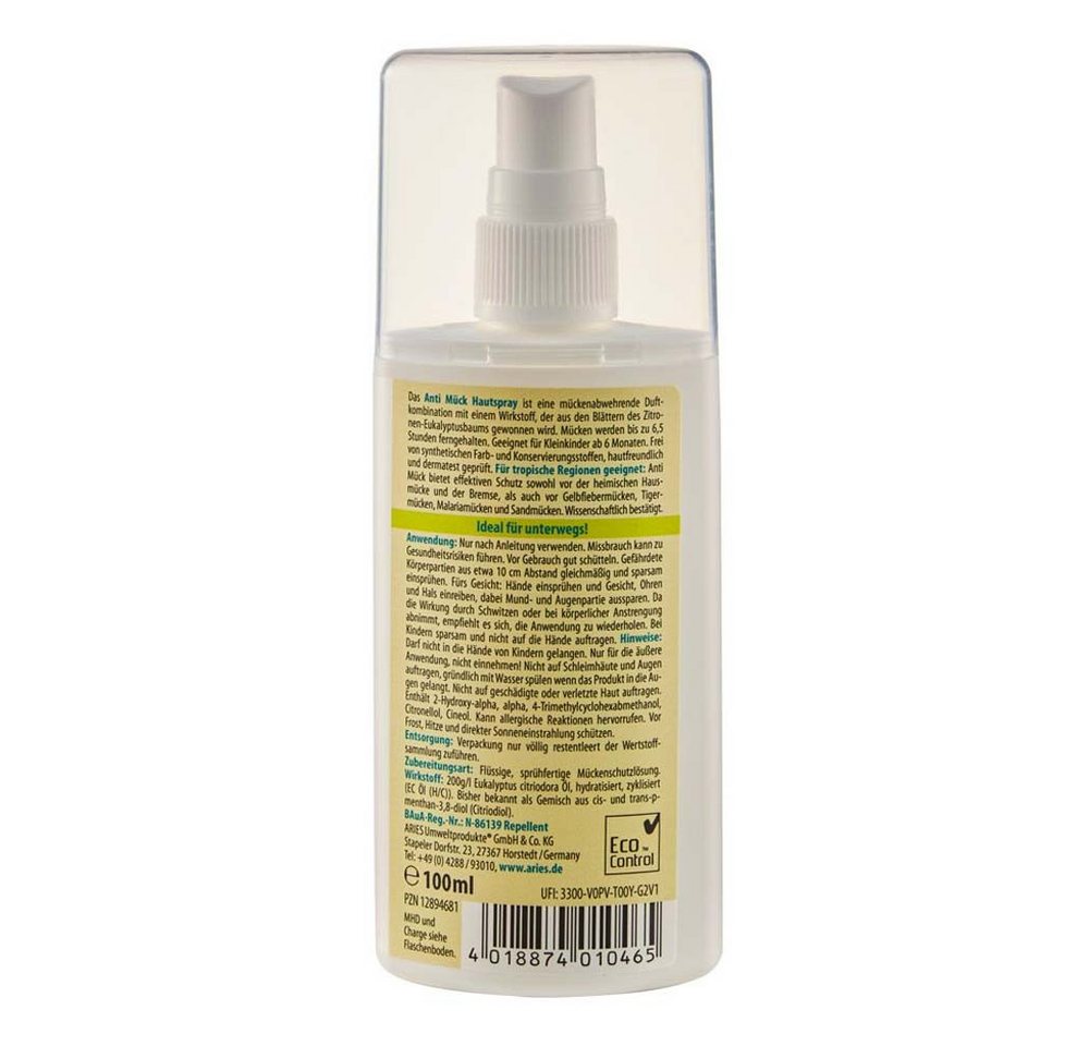Aries Insektenspray Anti Mück - Hautspray 100ml