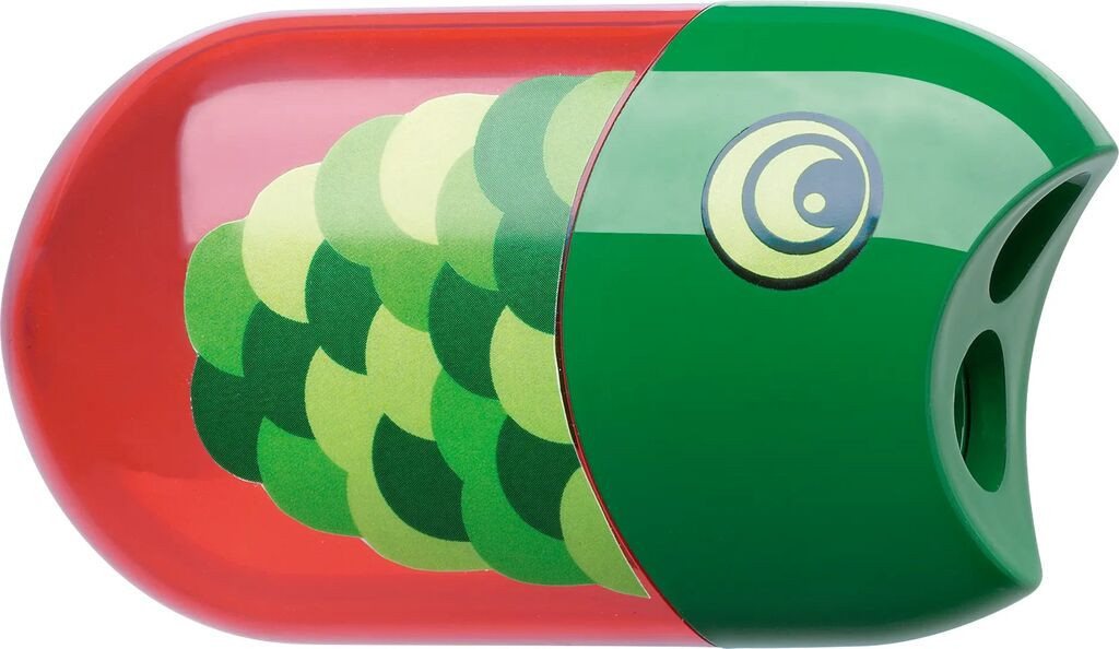 Faber-Castell Anspitzer Faber-Castell Doppelspitzdose Fisch inkl. Radierer Bild 2