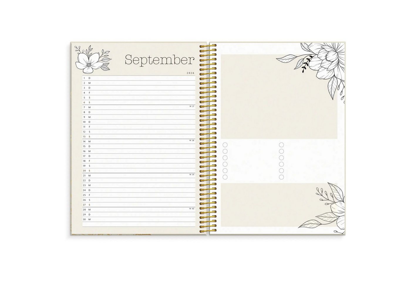 Jahresplaner Life planner Bloom 26/27 Bild 4