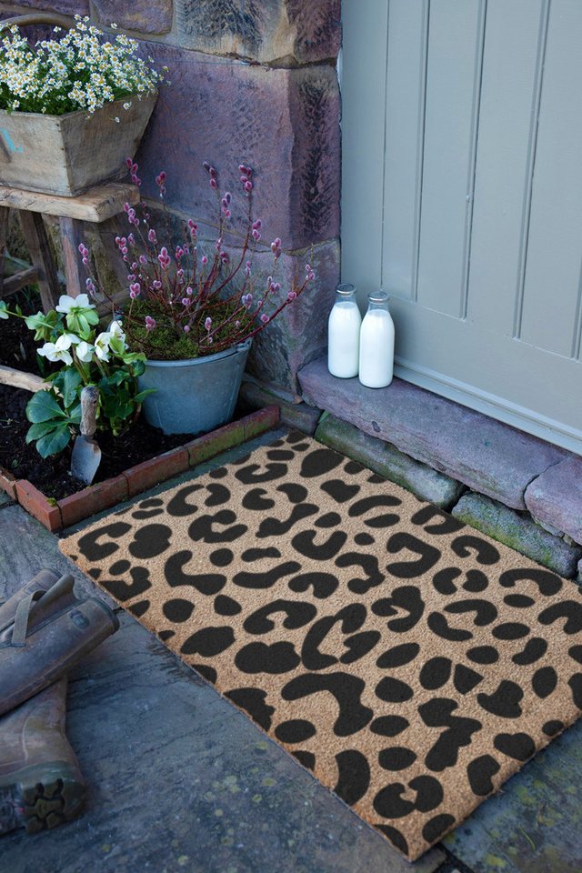 Artsy Mats Fußmatte Fußmatte Leopard