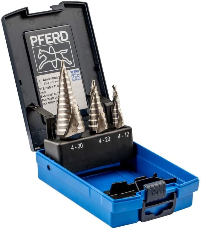 PFERD 25201046 - Stufenbohrer-Set HSS 3-tlg.