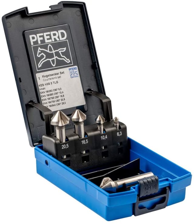PFERD 25202153 - HSS-Kegelsenker-Set 5-tlg. DIN 335 C 90°