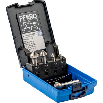 PFERD 25202156 - HSSE-Kegelsenker-Set 5-tlg. DIN 335 C 90° Ausführung Co5