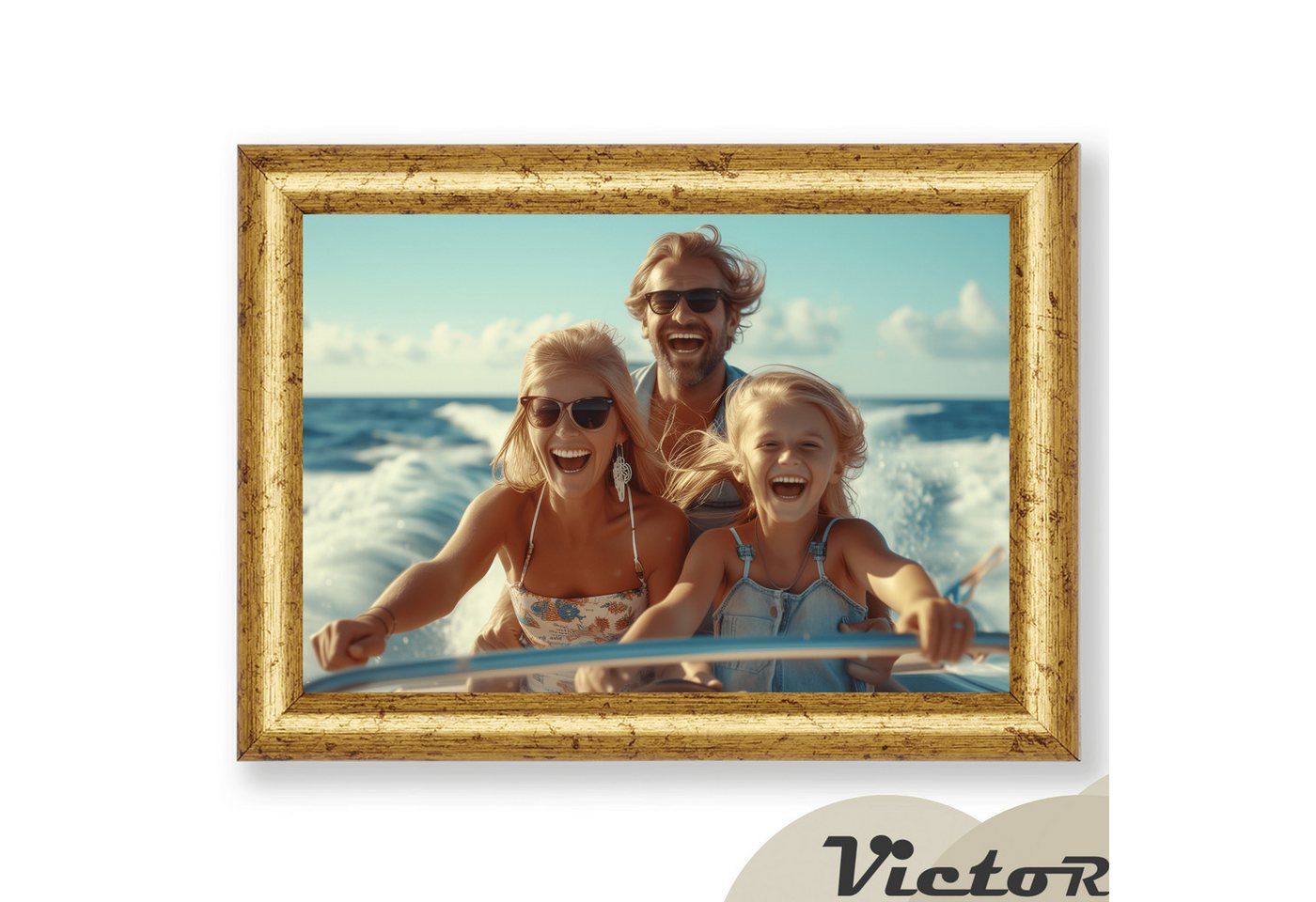 Victor (Zenith) Bilderrahmen David, Bilderrahmen Gold 9x13 cm, Bilderrahmen Art Deco Bild 4