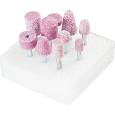 PFERD 33920131 - STEEL EDGE Schleifstift-Set 10-tlg. Schaft-Ø 6 mm A30