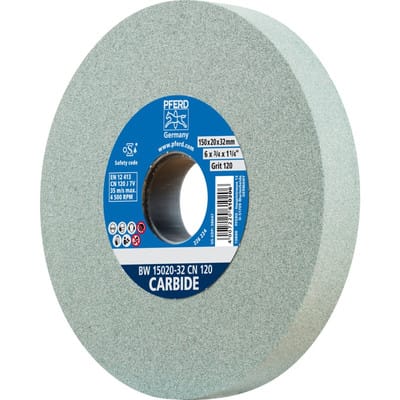PFERD 39008425 - Schleifbockscheibe Ø 150x20mm Bohrung-Ø 32 mm SiC120