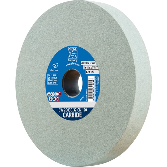 PFERD 39008458 - Schleifbockscheibe Ø 200x30mm Bohrung-Ø 51 mm SiC120