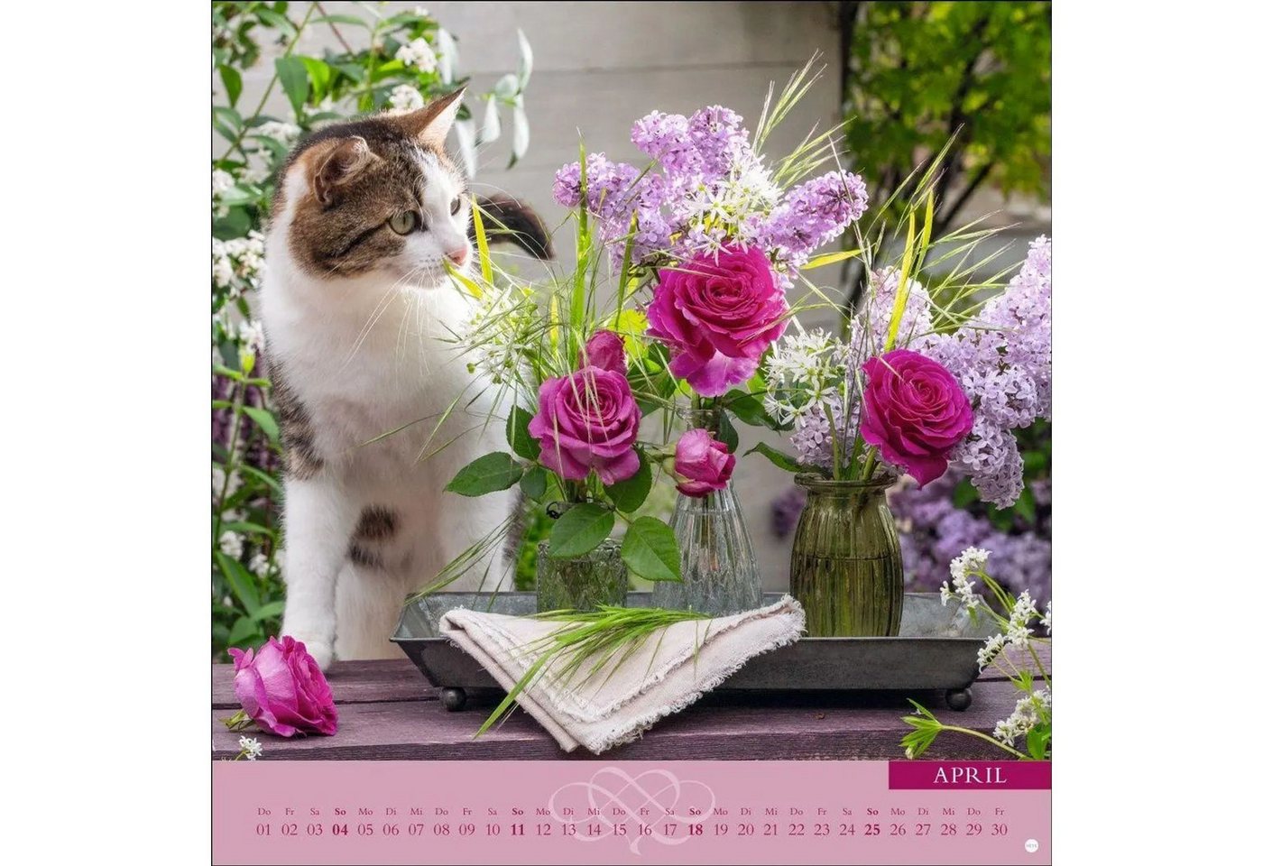 HEYE Wandkalender Rosenduftkalender 2027 Bild 3