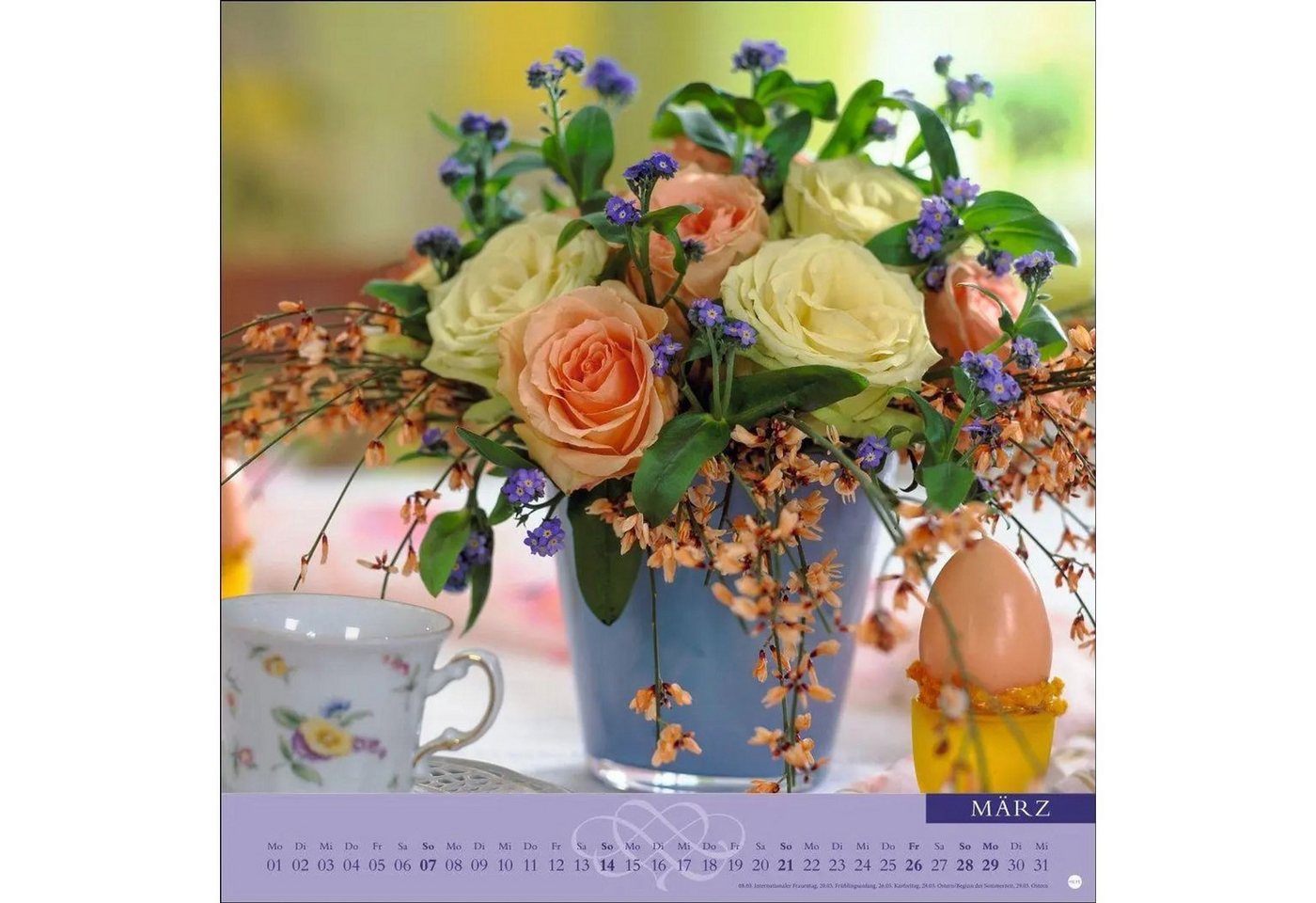 HEYE Wandkalender Rosenduftkalender 2027 Bild 5