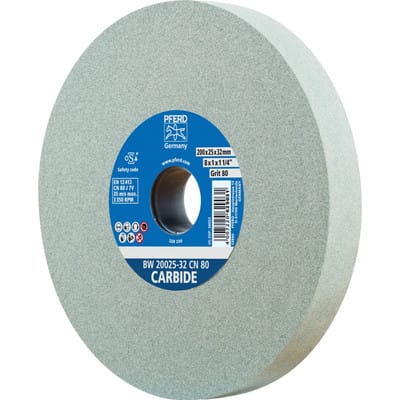 PFERD 39008443 - Schleifbockscheibe Ø 200x25 mm Bohrung-Ø 51 mm SiC120