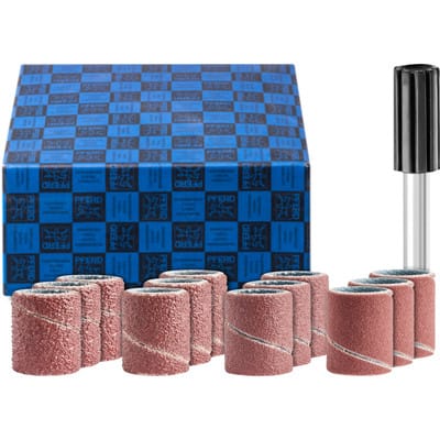 PFERD 42298001 - Schleifhülsen-Set 13-tlg. Korund Ø 10x20mm A60,80,150,240