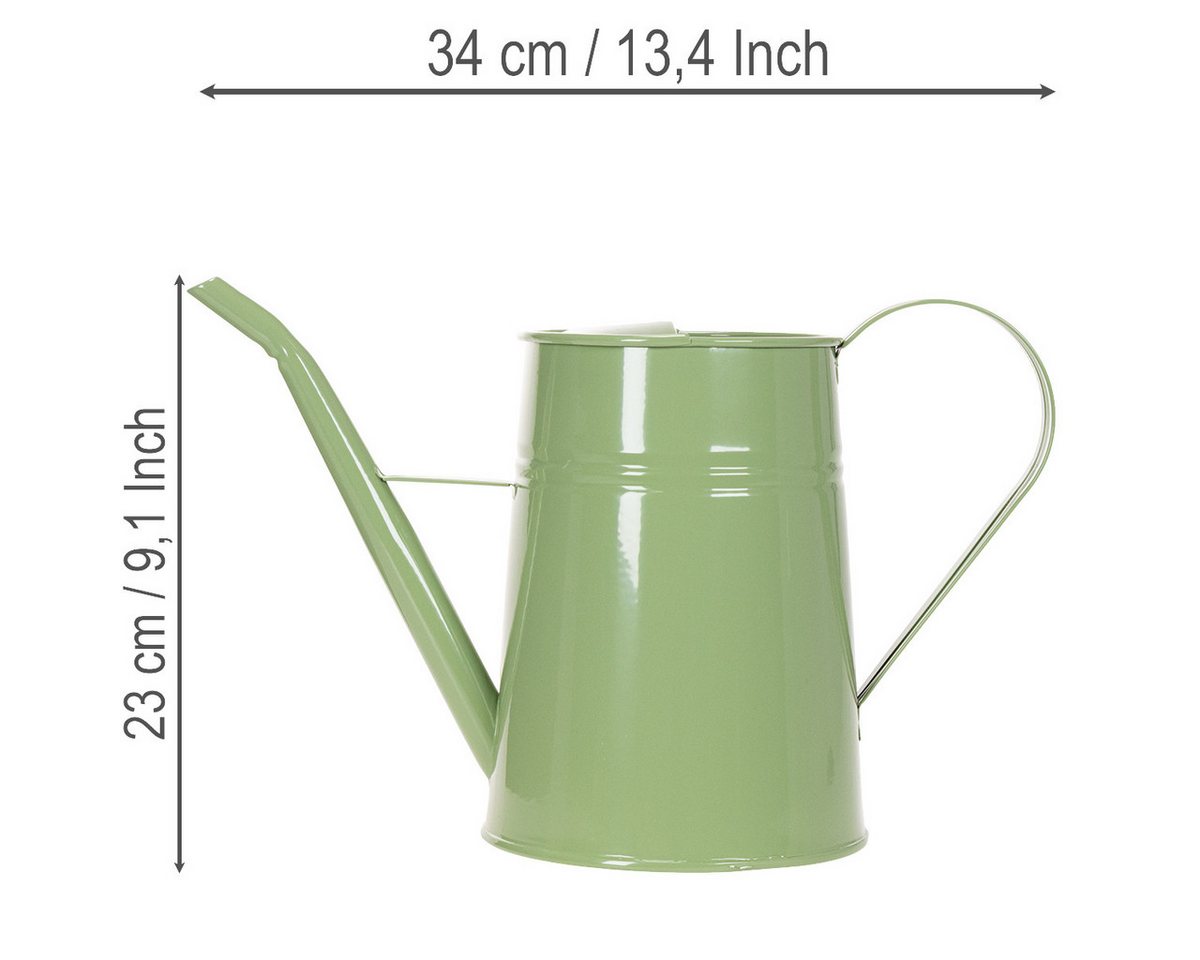 Florists Products Gießkanne Metall-Gießkanne mit nostalgischem Design für dekorative Bild 4